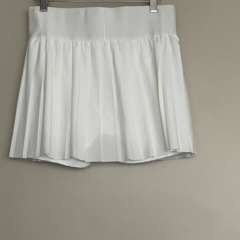 NIKE - Dri-Fit ADV White Pleated Tennis Skirt with shorties, sz M - Picture 6 of 11
